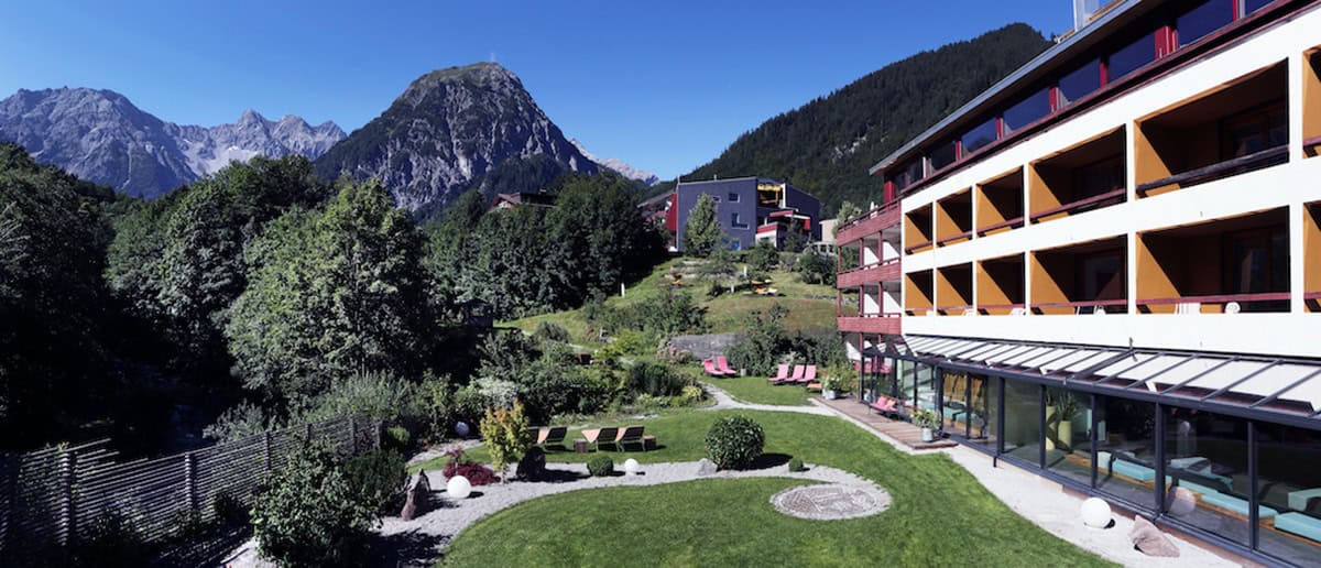 De kamers kijken uit op het fantastische berglandschap van het Brandnertal